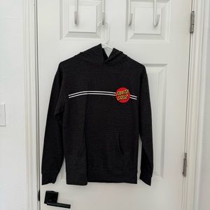 Santa Cruz Skateboard Hoodie (Boys - Size L) (ONLY WORN ONE TIME)
